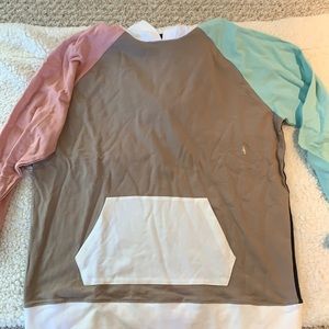 PacSun color block hoodie